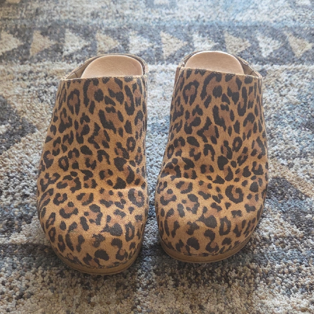 Dansko Leopard Clogs - image 1
